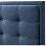 Gainford Standard Static Bolero Blue Steel Bed