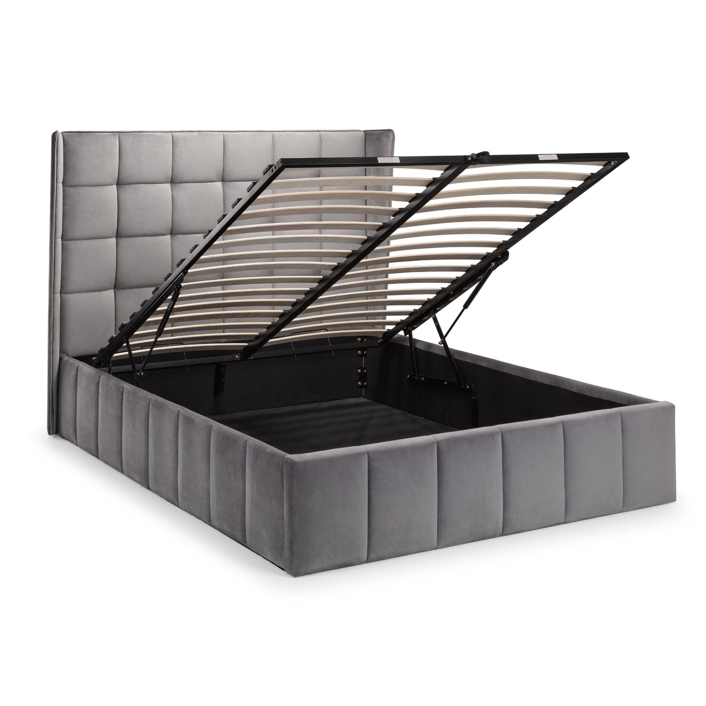 Gatsby Ottoman Bed - Light Grey