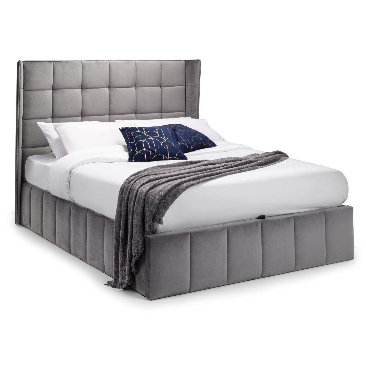 Gatsby Ottoman Bed - Light Grey