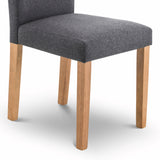 Hastings Harwood Dining Chair Linen Fabric