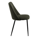 Ines Dining chair in Olive Green (4 Chairs)