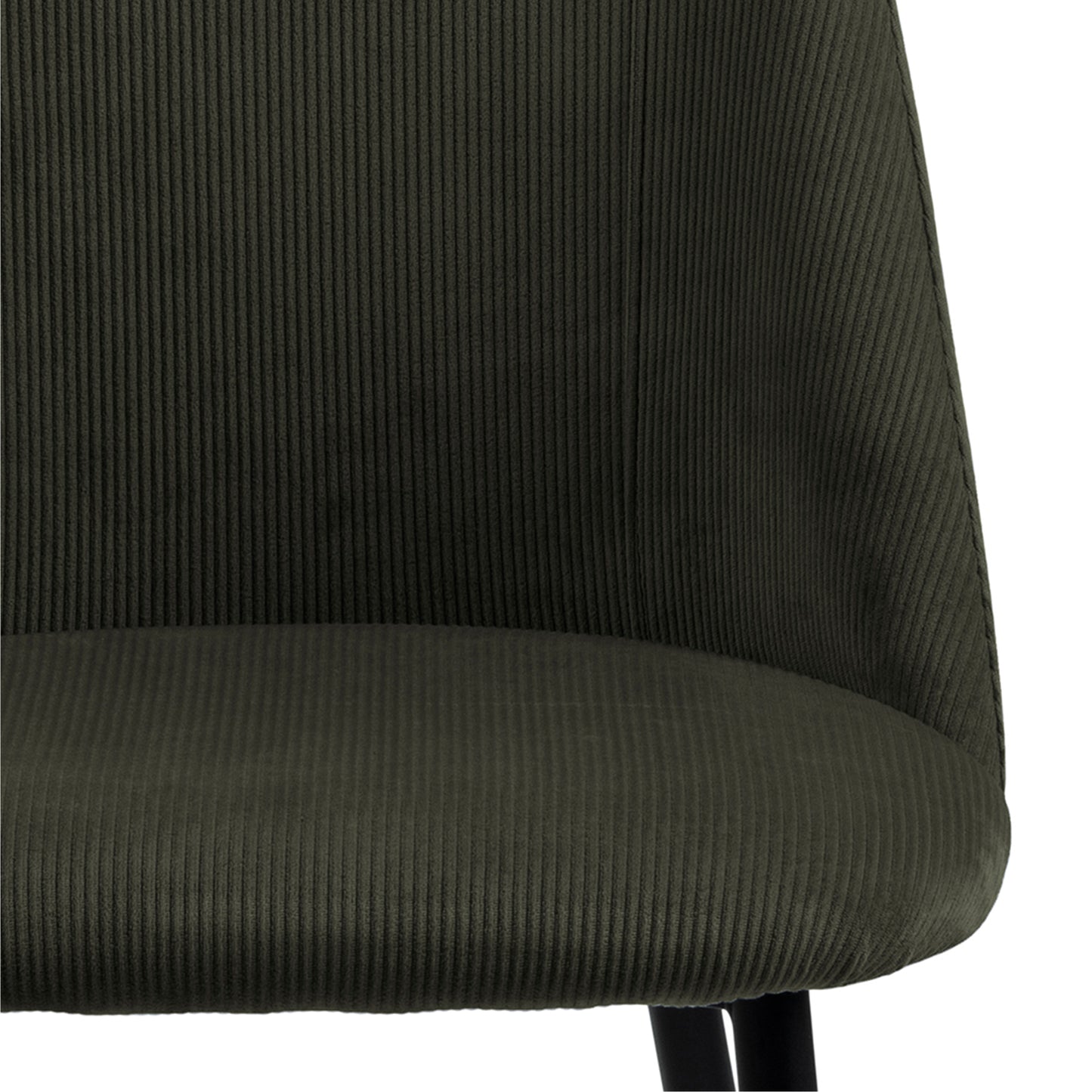 Heaven Extend. Dining Table Ceramic + Ines Dining chair in Olive Green (8 Chairs)