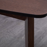 Kensington Extending Dining Table Solid Beech Frame with Walnut Finish