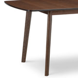 Kensington Extend. Dining Table & Kensington Chair Beech Frame Walnut Finish