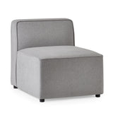 Lago Combination Sofa Grey Linen