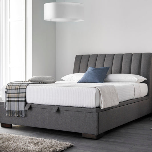 Lanchester Ottoman Artemis Elephant Grey Bed