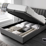 Lanchester Ottoman Artemis Elephant Grey Bed