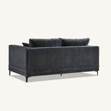 Lenox Sofa soft textured boucle fabric in Stele colour.