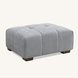 Leonard Corner Sofa with Tight weave Boucle fabric in Cloud Grey Colour