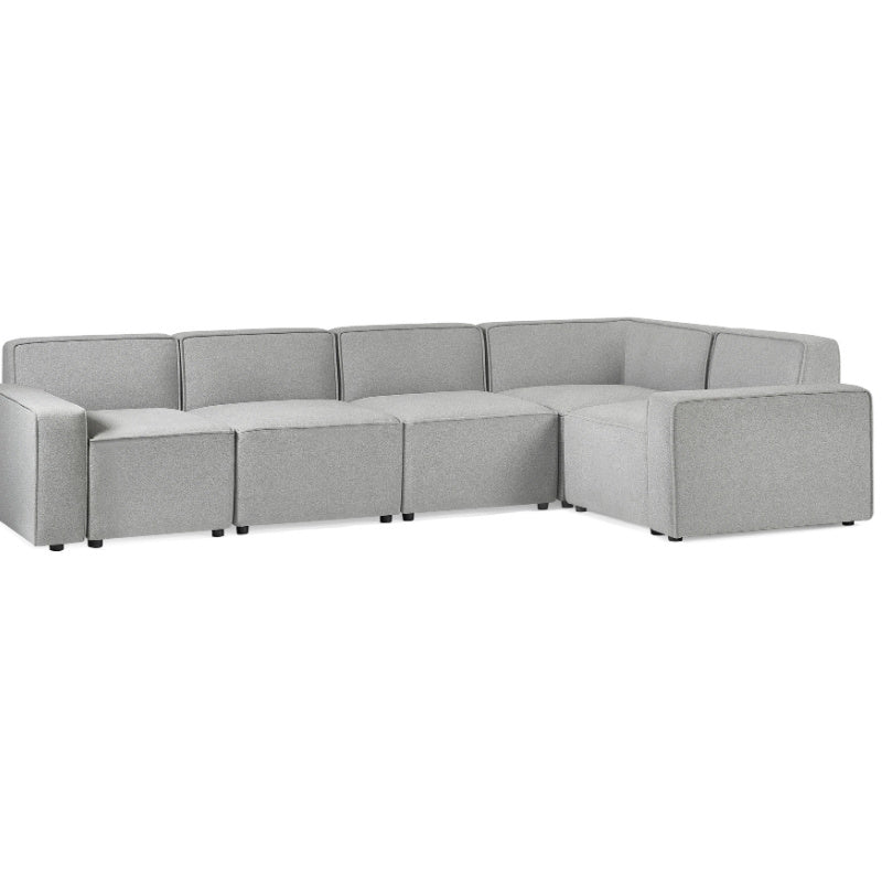 Lago Combination Sofa Grey Linen