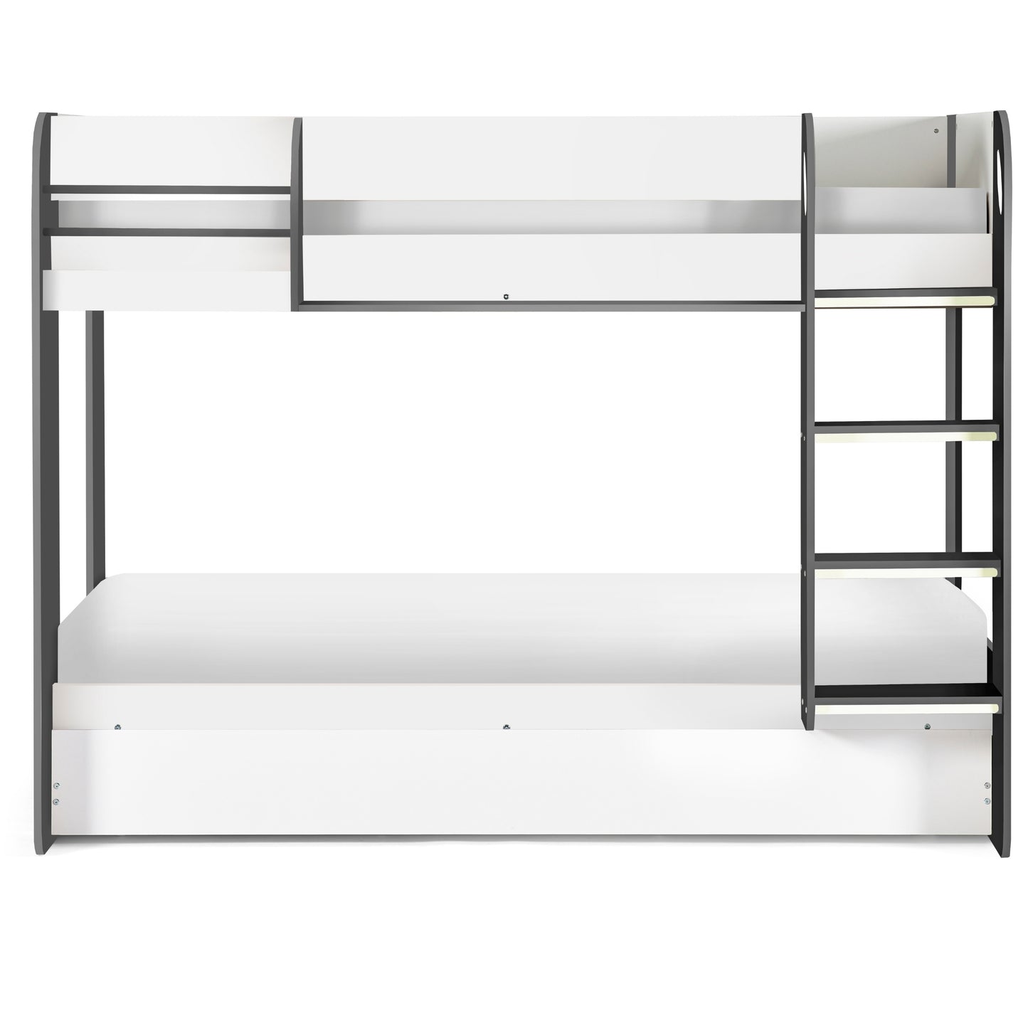 Mars Bunk & Underbed Charcoal & White