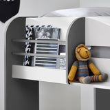 Mars Bunk & Underbed Charcoal & White