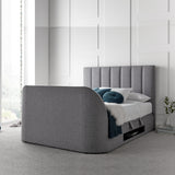 Medburn / Medway TV Ottoman Bed in Marbella Grey