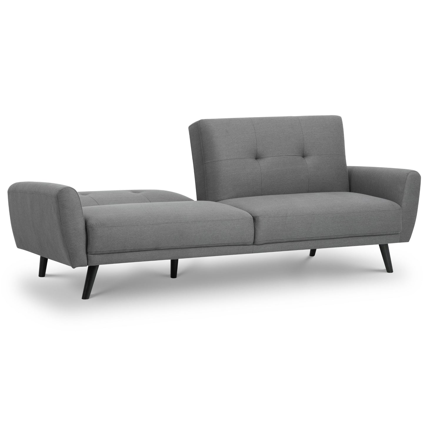 Monza Sofabed Mid Grey Linen Fabric