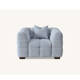 Tribeca Sofa with soft Boucle Fabric in Pearl colour.