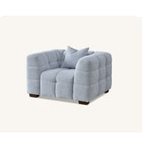 Tribeca Sofa with soft Boucle Fabric in Pearl colour.