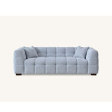 Tribeca Sofa with soft Boucle Fabric in Pearl colour.