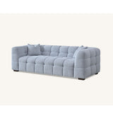 Tribeca Sofa with soft Boucle Fabric in Pearl colour.