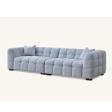 Tribeca Sofa with soft Boucle Fabric in Pearl colour.