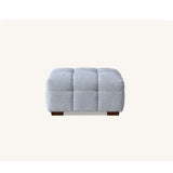 Tribeca Sofa with soft Boucle Fabric in Pearl colour.