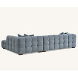 Tribeca Sofa with soft Boucle Fabric in Iron colour.