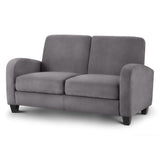 Vivo Sofa Set Dusk Grey Chenille: 3+2+1 Seater Sofa