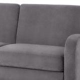 Vivo Sofa Set Dusk Grey Chenille: 3+2+1 Seater Sofa