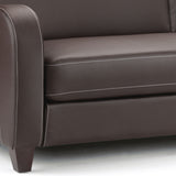 Vivo Sofabed Chestnut Faux Leather