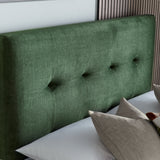 Walkworth Ottoman Vogue Green(Winter Moss) Velvet Bed