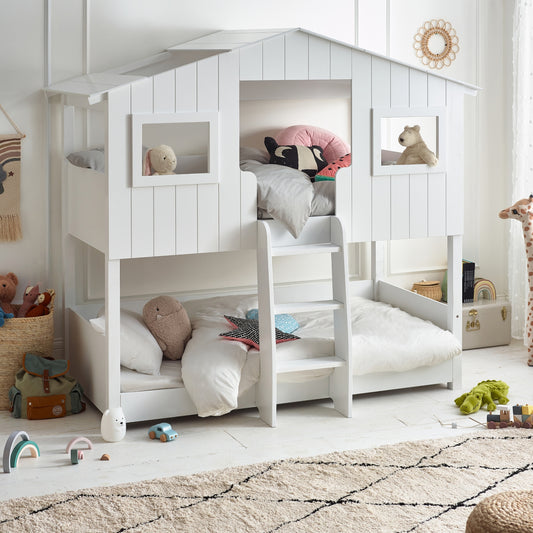 Willow Treehouse Bunk Bed - White