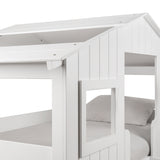 Willow Treehouse Bunk Bed - White