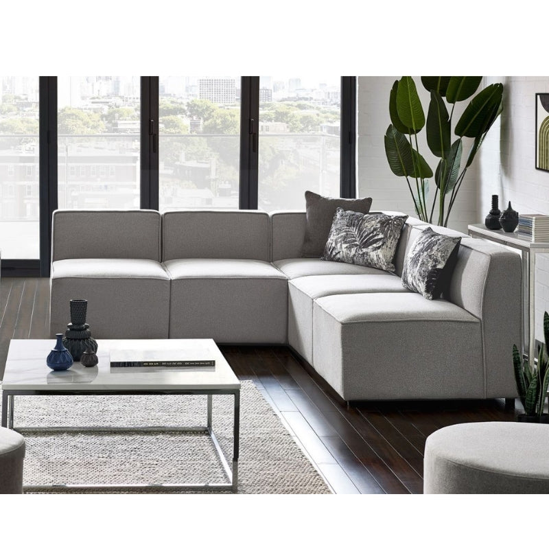 Lago Combination Sofa Grey Linen