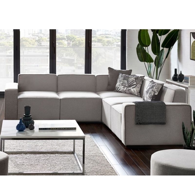 Lago Combination Sofa Grey Linen