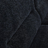 Albany Sofa Set in Soft Boucle fabric in Black colour with Silver fleck