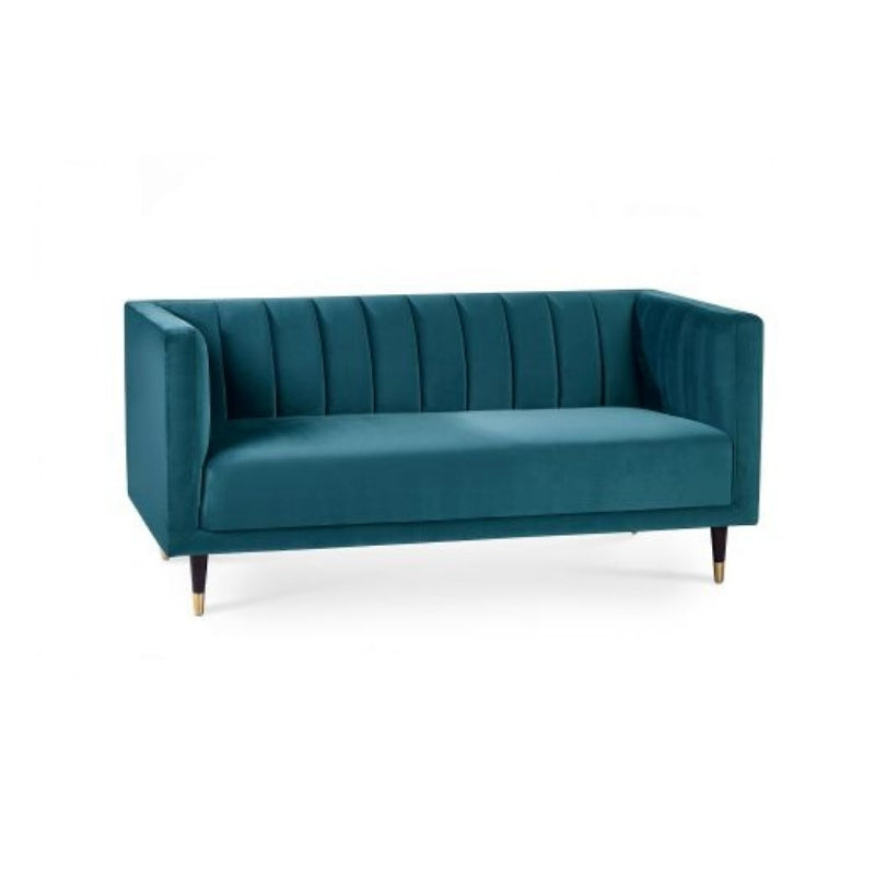 Salma Scalloped Back Set or 3 Seater or 2 Seater or 1 Seater Sofa/Arm Chair Teal