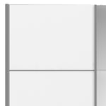 Verona Sliding Wardrobe 180cm White with (White +Mirror) Doors 2or5 Shelves - FURNITURE CURLS