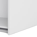 Verona Sliding Wardrobe 180cm White with (White +Mirror) Doors 2or5 Shelves - FURNITURE CURLS