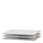 Verona Sliding Wardrobe 180cm White with (White +Mirror) Doors 2or5 Shelves - FURNITURE CURLS