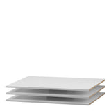 Verona Sliding Wardrobe 180cm White with (White +Mirror) Doors 2or5 Shelves - FURNITURE CURLS
