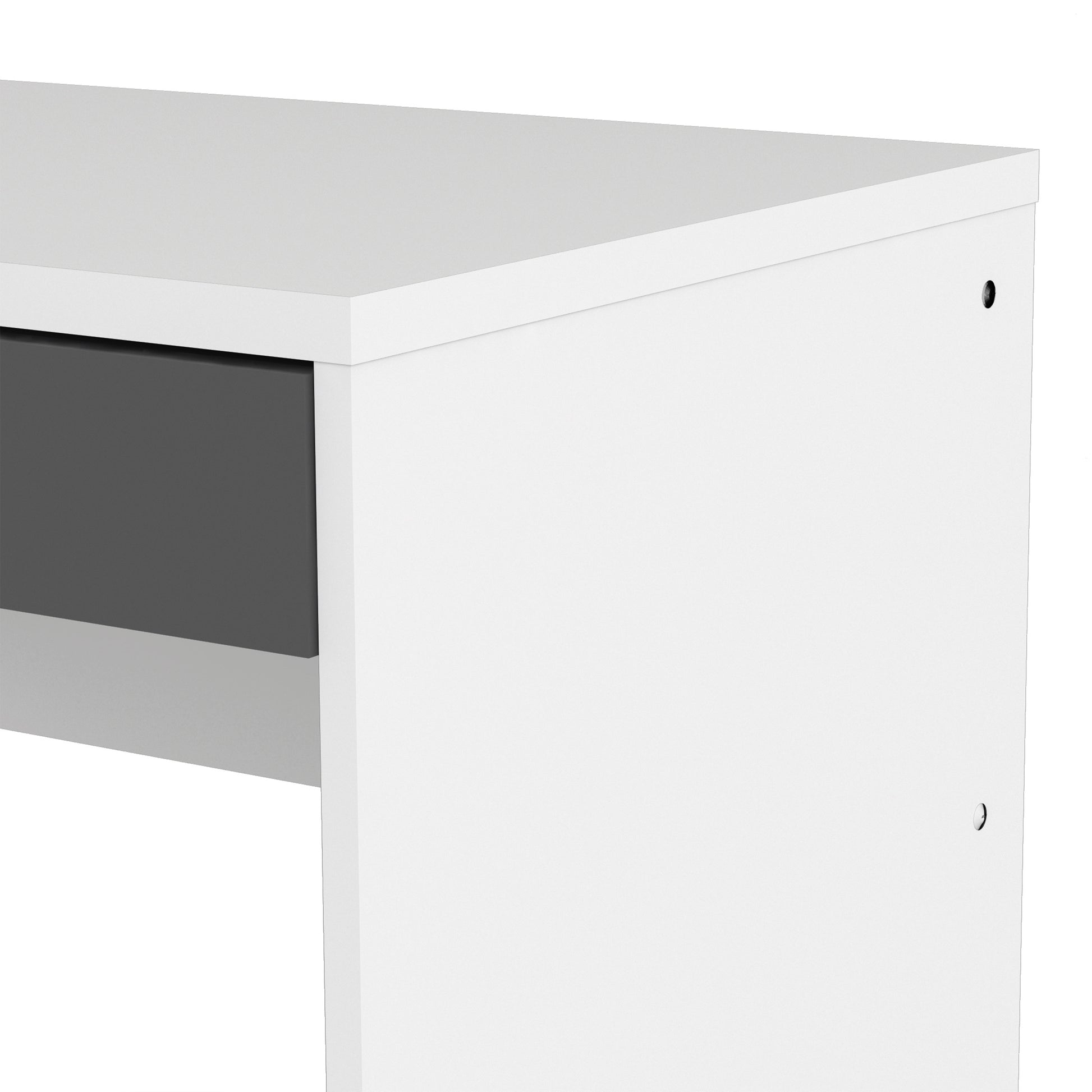 Function Plus Desk White Grey Or Mobile File Cabinet 2 Drawers +1 Shelf - FURNITURE CURLS