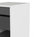 Function Plus Desk White Grey Or Mobile File Cabinet 2 Drawers +1 Shelf - FURNITURE CURLS