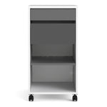 Function Plus Desk White Grey Or Mobile File Cabinet 2 Drawers +1 Shelf - FURNITURE CURLS