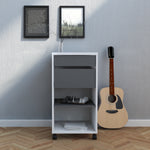 Function Plus Desk White Grey Or Mobile File Cabinet 2 Drawers +1 Shelf - FURNITURE CURLS