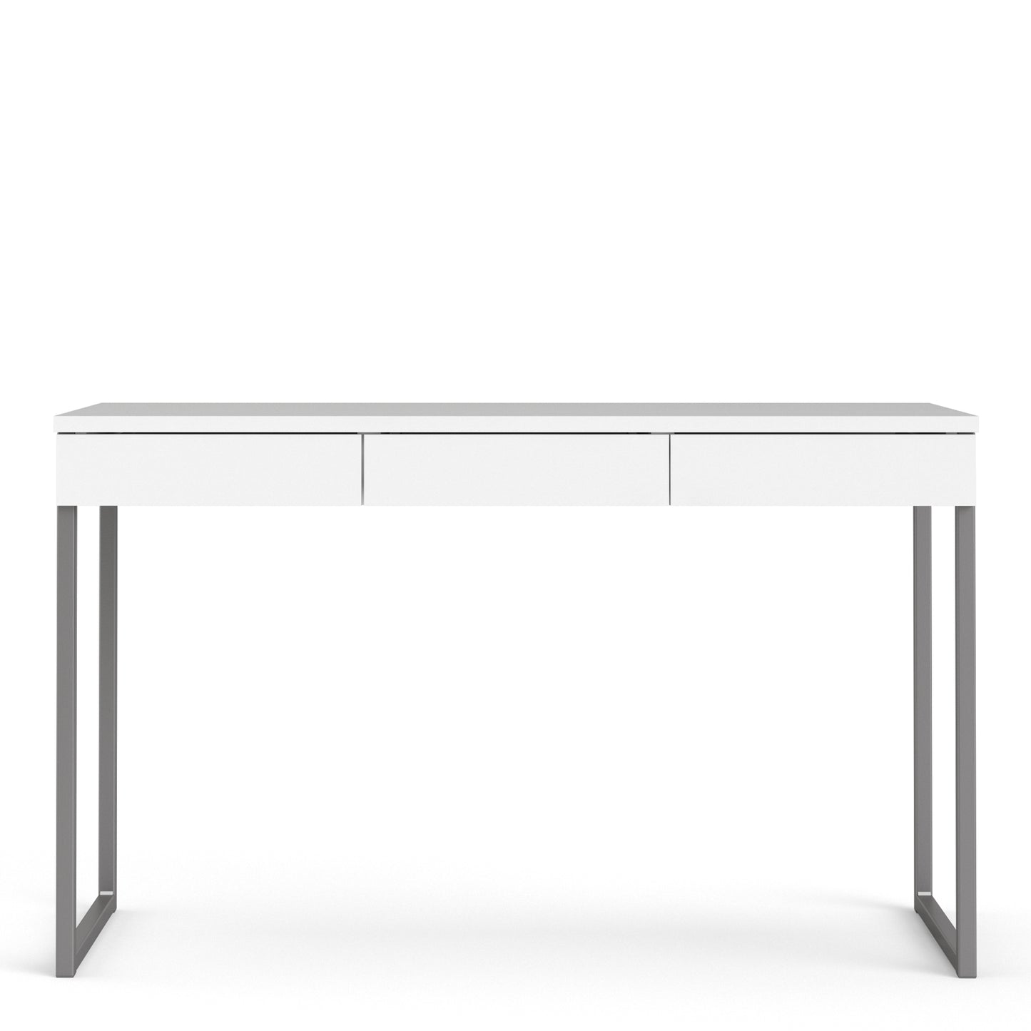 Function Plus Desk Gliding 3 Drawers In White - FURNITURE CURLS