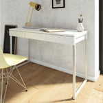 Function Plus Desk Gliding 3 Drawers In White - FURNITURE CURLS