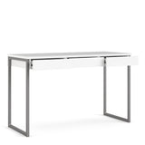 Function Plus Desk Gliding 3 Drawers In White - FURNITURE CURLS