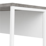 Function Plus Corner Desk 2drawers In White+Oak Or White+Truffle Oak Or Matt Black+Oak Or White+Grey - FURNITURE CURLS