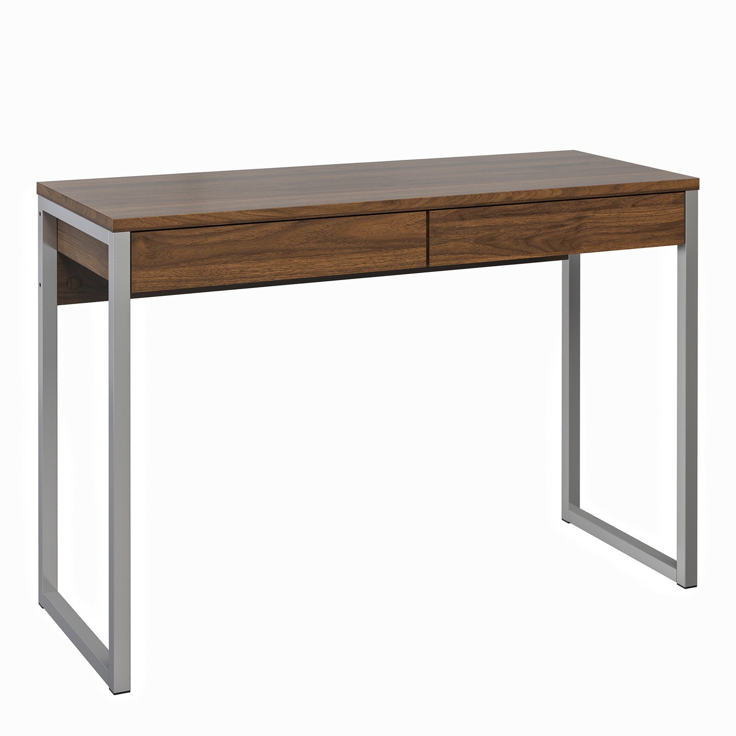Function Plus Desk 2 Drawers In Oak Or Walnut Or White - FURNITURE CURLS