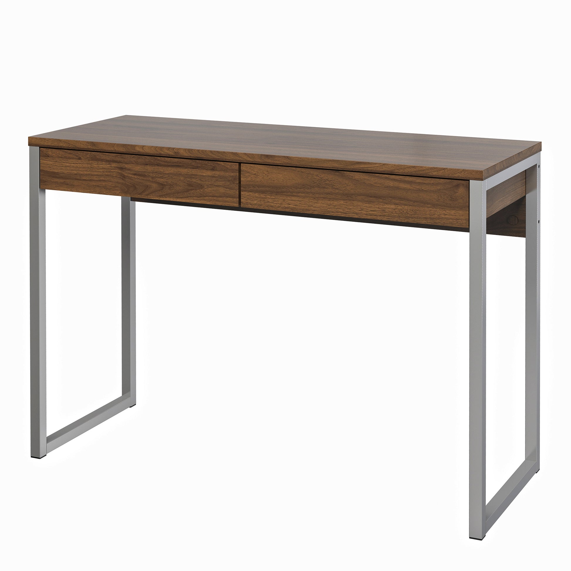 Function Plus Desk 2 Drawers In Oak Or Walnut Or White - FURNITURE CURLS