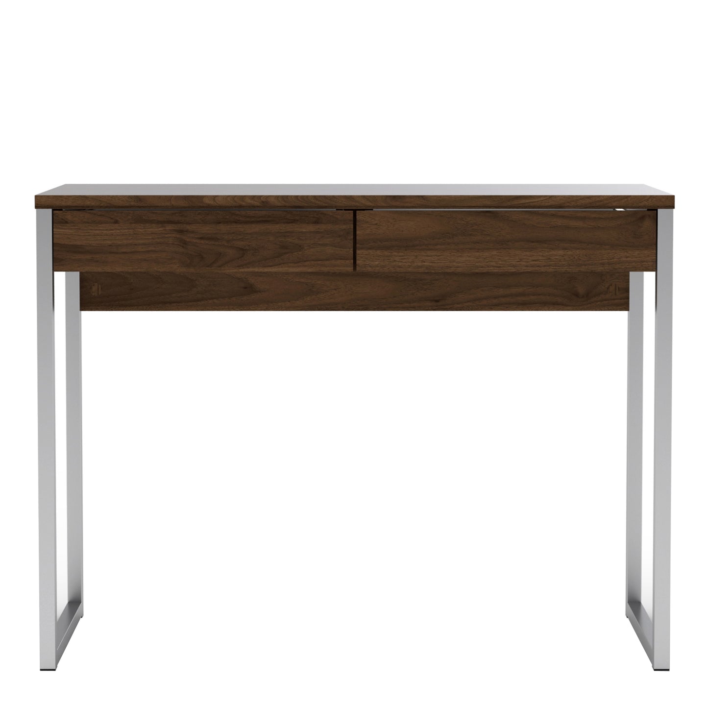 Function Plus Desk 2 Drawers In Oak Or Walnut Or White - FURNITURE CURLS